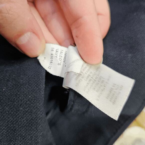 Talbots Signature Straight Leg Navy Career Dress Pants Size 6‎ - Picture 7 of 8